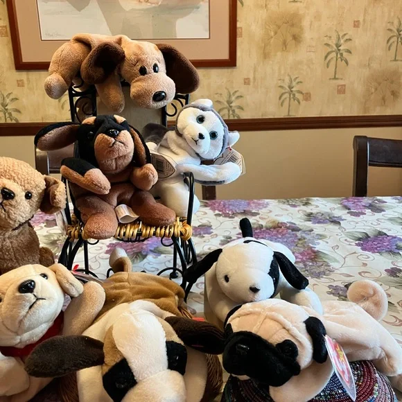 Beanie Babies TY NINE DOGGIES $40.00 / $5.00 each YOU CHOOSE - Picture 4 of 9